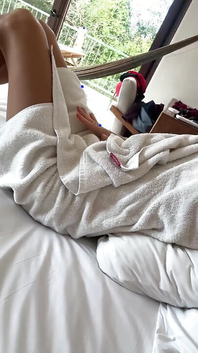 After Shower Solo Masturbation