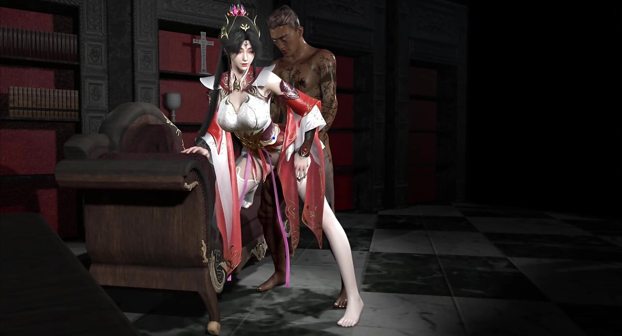 3D Big Boobs Cosplay Model Got Fucked so Hard by Big Black Cock