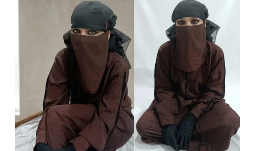 Istri muslim yang cantik dientot teman suaminya
