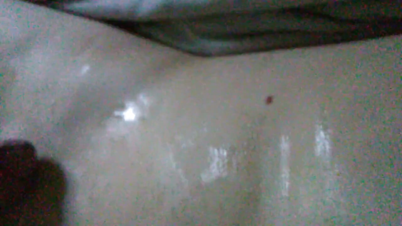 Naked Self-cummed on Transgal Playing with My Cumjuice
