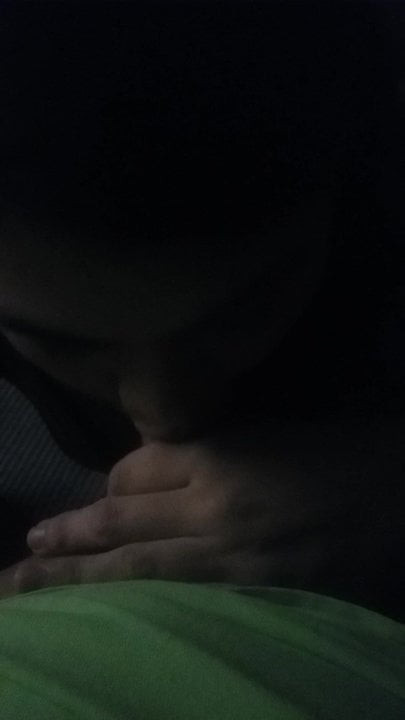 Latin trans girl sucks dick
