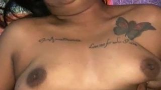 Trini indian takes cumshot after getting fucked