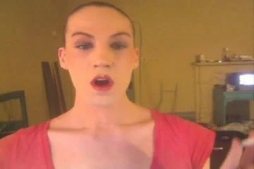 smoking tranny bitch