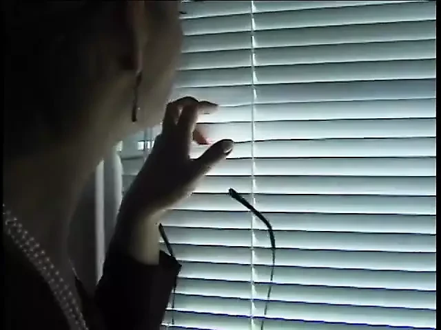 Older a-cup blonde straddles dude's condomed cock then he fucks her from behind