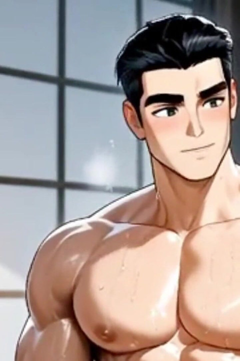 The Instructor Ate the Twink Ass at the Gym. Gay Boy Hentai Animation Yaoi Anime.