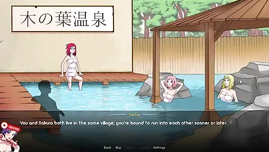 Pemandian Air Panas Naruto di Konoha. Ep 2