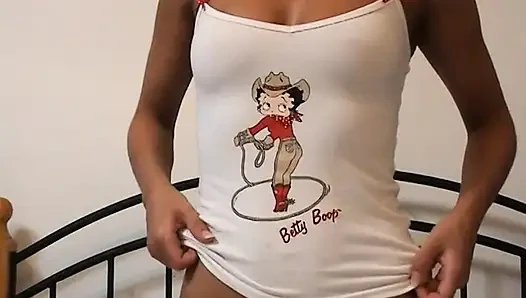 Cute Bruentte Babe with Perky Tits Lacey Like to Pleasure Herself