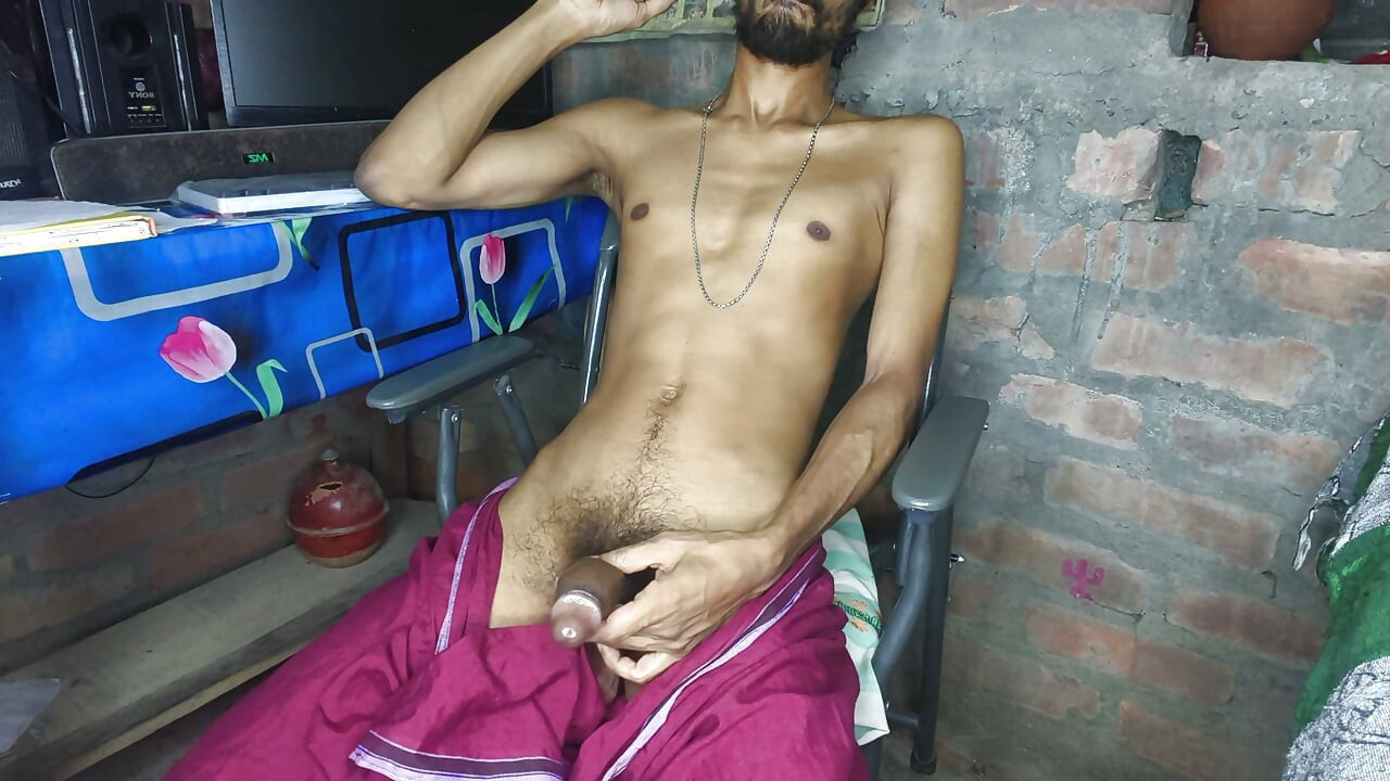Preparing to masturbate