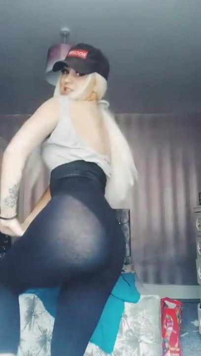 Tiktok sexy girl see through leggings - 2