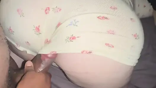 My 18 year old curvy stepsister takes her first big dick