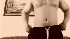 Beefy Bodybuilder's Sexy Video