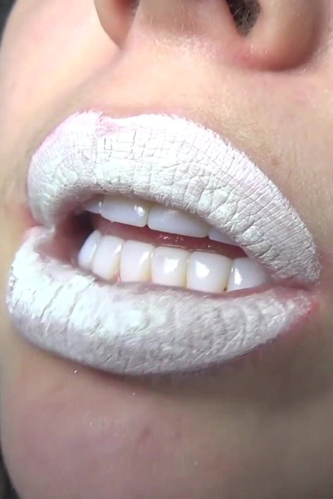 My magic white lips