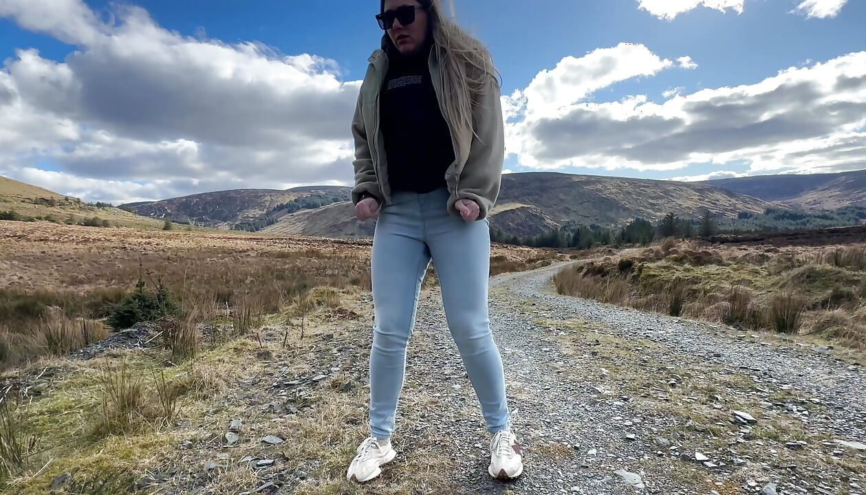 Emergency While Walking on the Public Trail but Had to Wet My Jeans