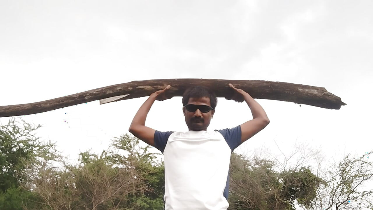 Indian XHard - Living in forest alone doing hard-core exercises