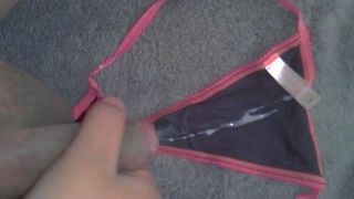 cum on nieces very sexy black vs thong panties