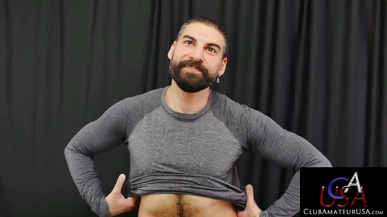 Hairy Amateur Hamed Raidd Is Massaged and Ass Drilled with Dildo