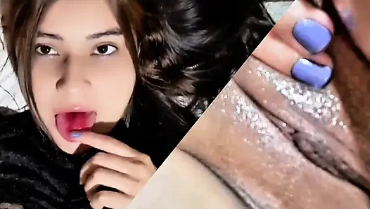 College girl masturbates with her neighbor