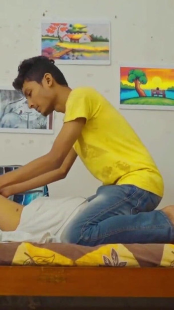 Captivating moment from "Innocent Teen boy fucks Beautiful Rich Girl! Indian teen Sex"