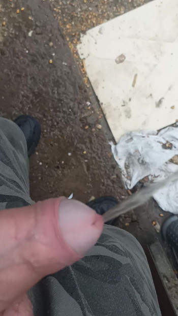 relaxing in front of my house