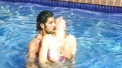 A sey German lady getting pounded deep in the pool