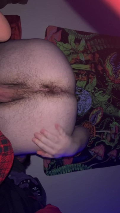 Showing everyone my tight virgin asshole for the first time :)