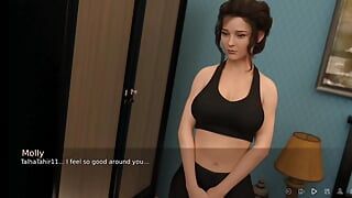 継母マッサージ - 継母のおっぱいに射精 - アニメーション3Dポルノゲーム