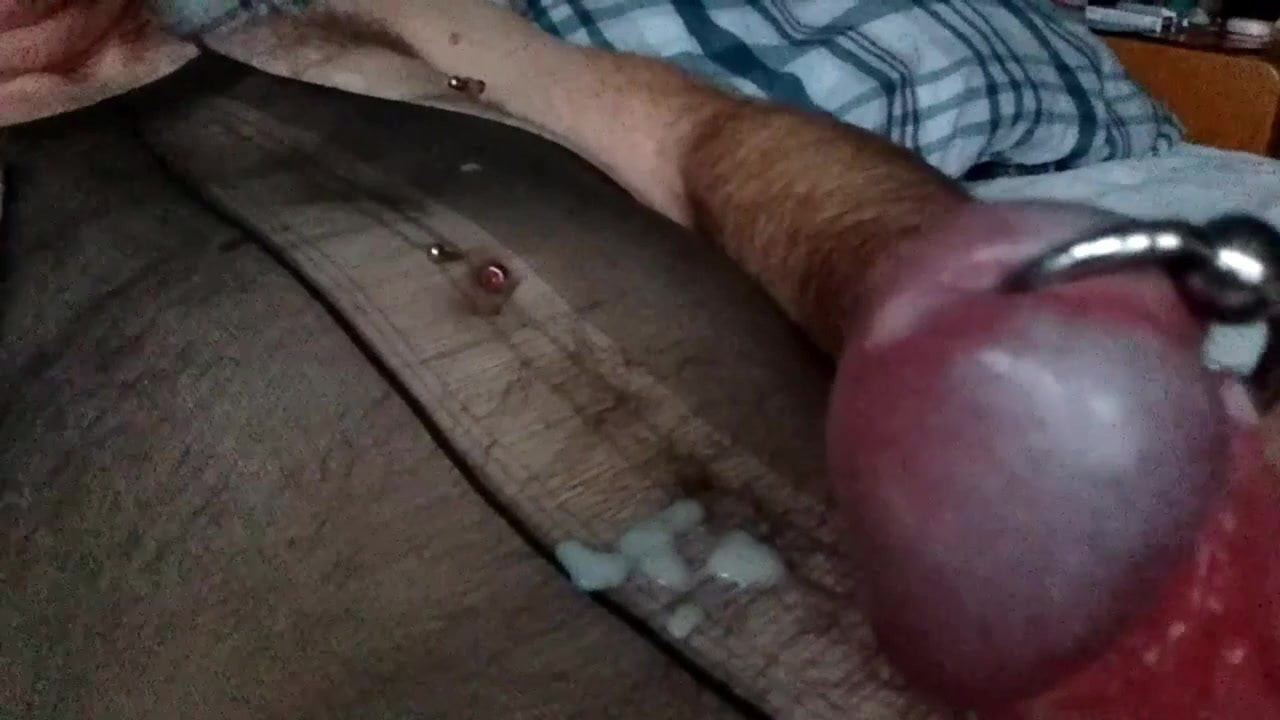 Cock in tights slow motion