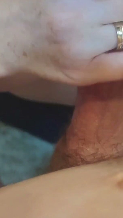 Amateur couple bathroom sex and cum on big natural tits | Clip 1