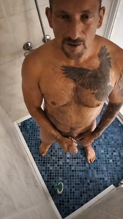 A shower in Playa Honda - Murcia