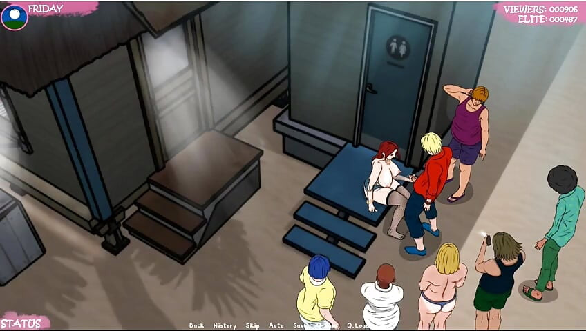 Lust town - gameplay - roleplay - amanda bekerja di bar dan mengekspos dirinya sendiri