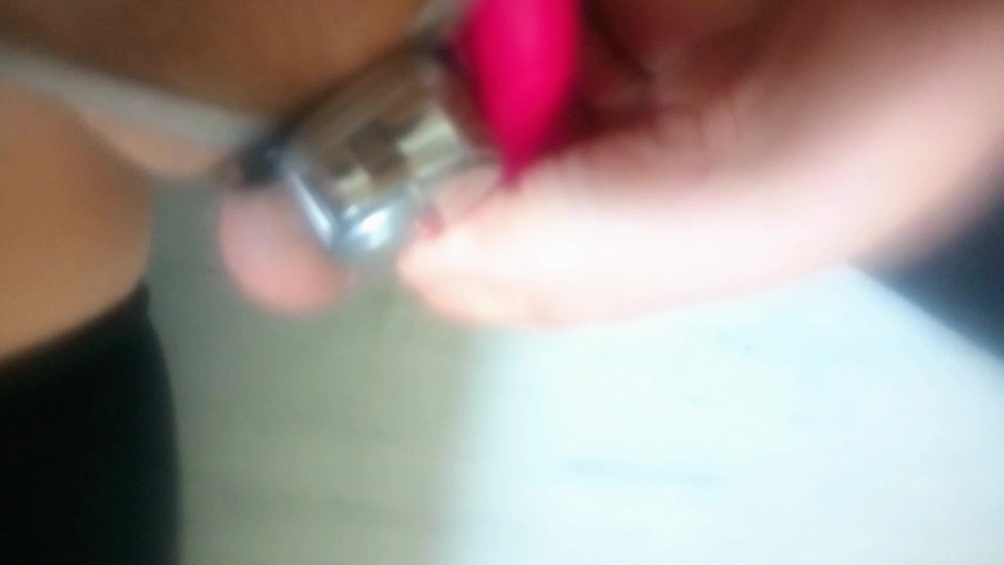 Chastity cage at work is killing me, so I tried with a Lush
To get my cock to cum
