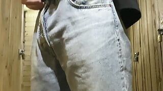 Diaper under the jeans