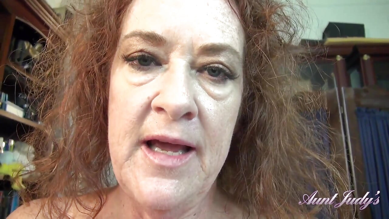 Auntjudys - Your Horny Mature Step-aunt Ms. Ginger Catches You Masturbating (pov)