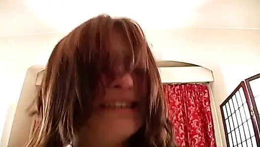 Трахает ее друг с фейковым членом