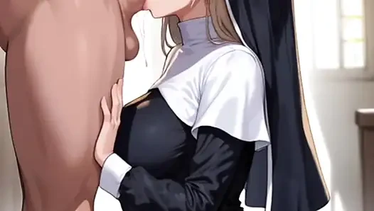 Anime Hentai - biarawati suka seks