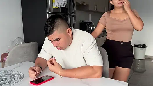 STEPSISTER WANTS SEX IN THE KITCHEN