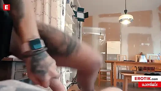 Fitness-model FITXXXSANDY trifft fan zu einem sex-training