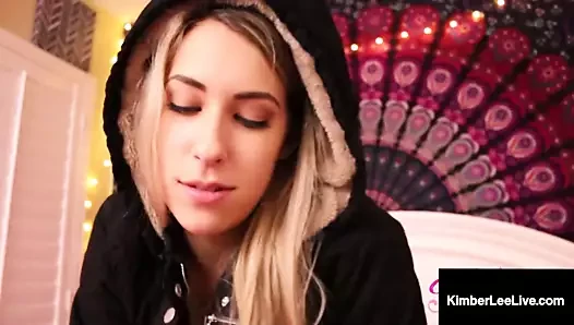 Sisterly Warm Love With Kimber Lee Milking Her Step Brother!