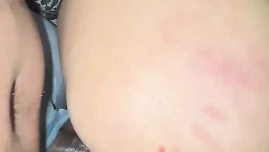 Cream all over his Big Black Cock