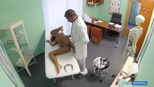 Fake Hospital - Hot Young Ass Talked Into Full Examination Takes a Creampie