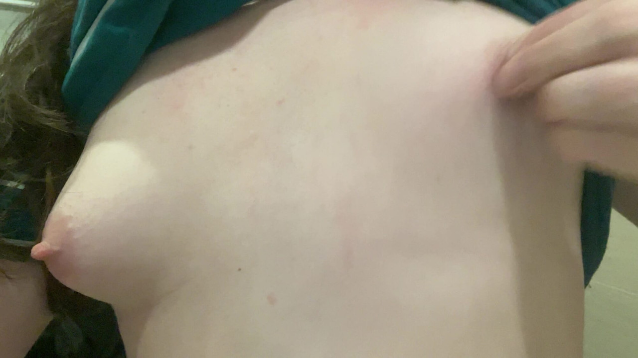 I touch my chest