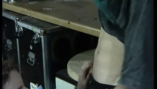 Perfect German wife fucked hard by mechanic in the workshop