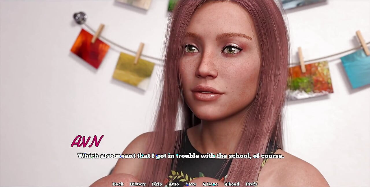 Law College - fofa peituda ruiva fala sobre seu passado - jogos pornô 3D