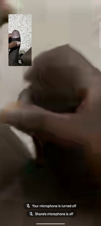 Two boys are in video call masterbating