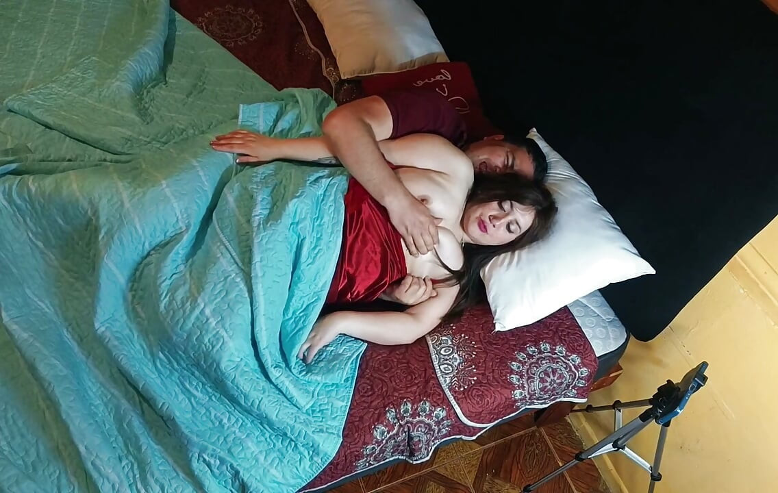 I share a bed with my stepsister, and we end up fucking.