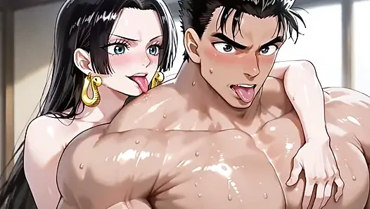 Kyogoku (conan) X Hancock (op)
