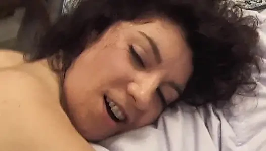 Cute French doll rides dick and enjoys anal fuck