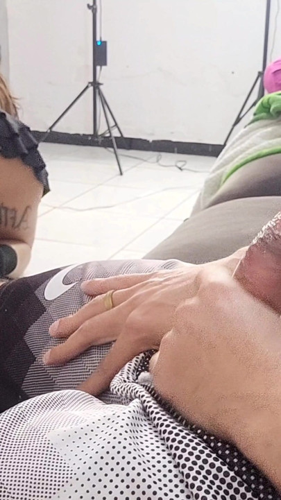 Damn... my wife has a really hot friend, she gets me hard | Clip 1
