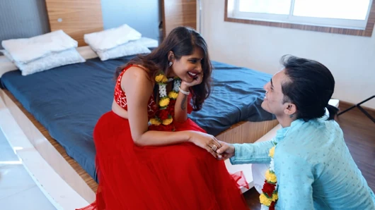 extreme wild and dirty love making with a newly married, desi couple honeymoon indian porn