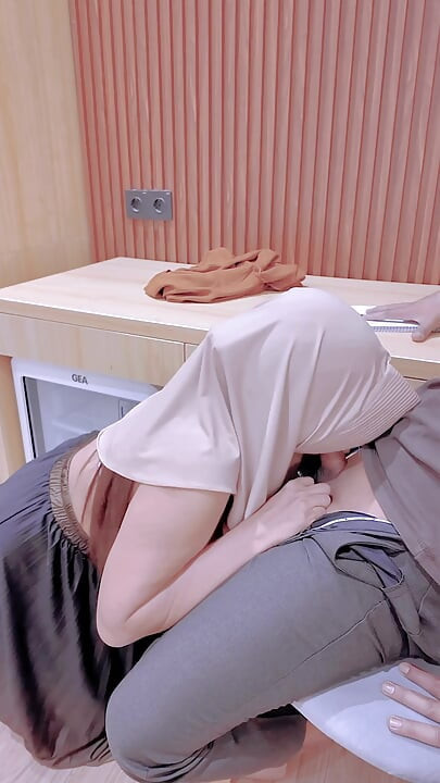 Naked prank in front of a debt collector